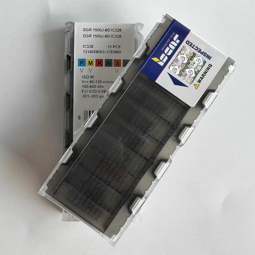 ISCAR / DGR1500J-8D IC328 /Industrial Indexable Carbide Inserts 10 PCS
