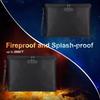 High Temperature Resistant Storage Bag Fireproof Waterproof Document Storage Bag with Combination Lock to Protect Valuables