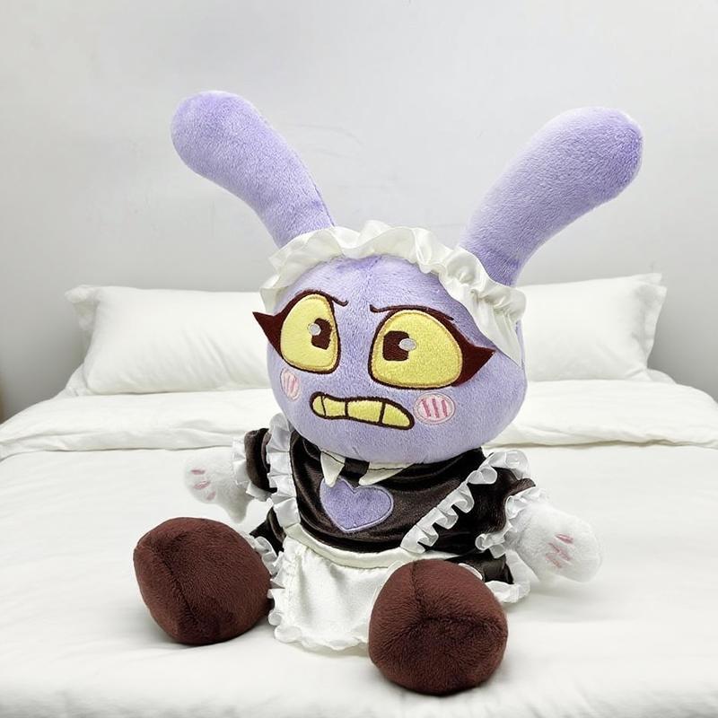 Manyajiapin Maid Jax Plush The Amazing Digital Circus Stuffed Doll Soft Plush Toy Home Decoration Gift For Animation Fans