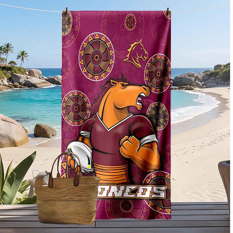 Boca Juniors 2 Printed Beach Towel Quick Dry Soft TowelPortable Large Rectangular Beach Blanket for Travel Swimming Pool