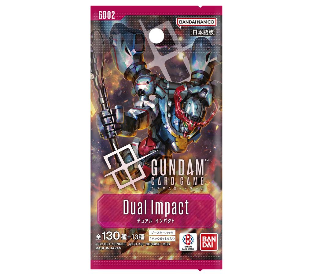 Bandai Колода Гандам Карточная Игра Бустерный Набор Dual Impact 24 Пака [GD02] (коробка)