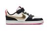 Nike Court Borough 2 Low 2 SE Leather Casual Low top Skateboard Shoes White Black Pink Children Aged 3 7 Years Old DJ0041-100