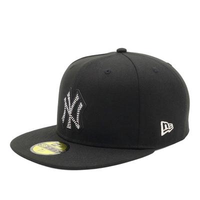 59FIFTY Rhinestone MLB ONSPOTZ Special Edition NY Black 7 59Fifty Rhinestone Logo MLB New York Yankees Cap 1/2