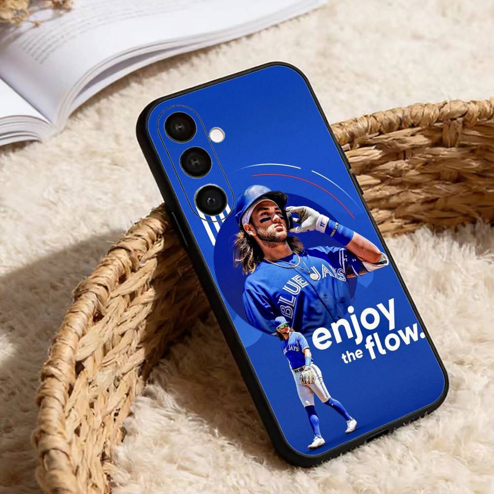 B-Bo Bichette B-Baseball Phone Case For Samsung Galaxy A13,21s,22,31,32,52,53,71,72,73,Soft Black Cover