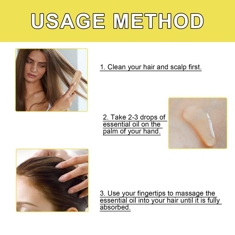 Hair Scalp Nourishing Oil Moisturizing Formula Perfect for Daily Care and Revitalizing Damaged Hair at Home