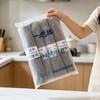 Утолщенная кухонная тряпка из бамбукового угольного волокна - Впитывающая, не оставляющая ворса, обезжиривающая салфетка для посуды и губка
