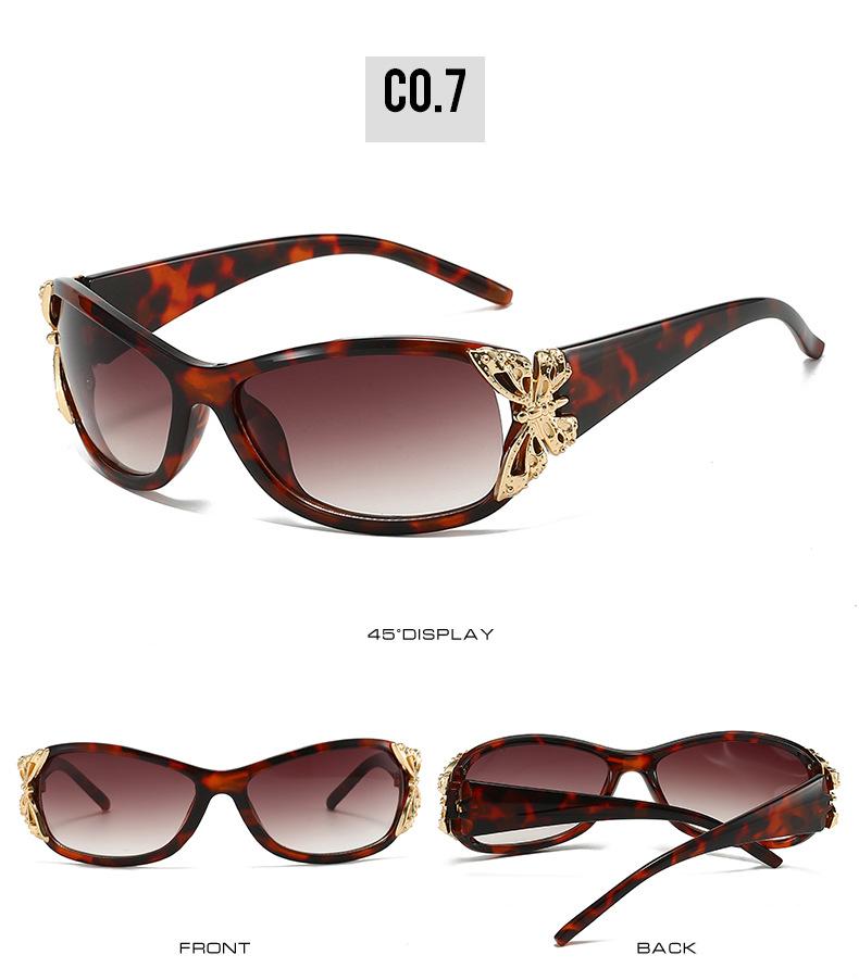 Модные солнцезащитные очки с поляризацией и дизайном бабочки, трендовые облегающие спортивные солнцезащитные очки с защитой UV400, солнцезащитные очки для женщин