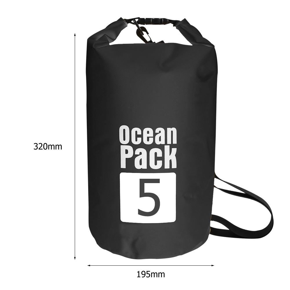 2L 3L 5L 10L 15L Waterproof Dry Bag Swimming Bag Foldable Beach Storage Pack Kayaking Rafting River Trekking Floating Water Sack