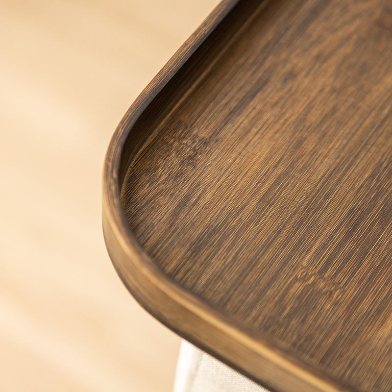 Поднос для сухофруктов HeMu-Bamboo, Простой мобильный маленький чайный столик, Современный кофейный столик