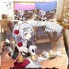 3D Комплект постельного белья Genshin Impact 3D-печать Подходит для спальни Комплект с пододеяльником и наволочками Детский домашний текстиль