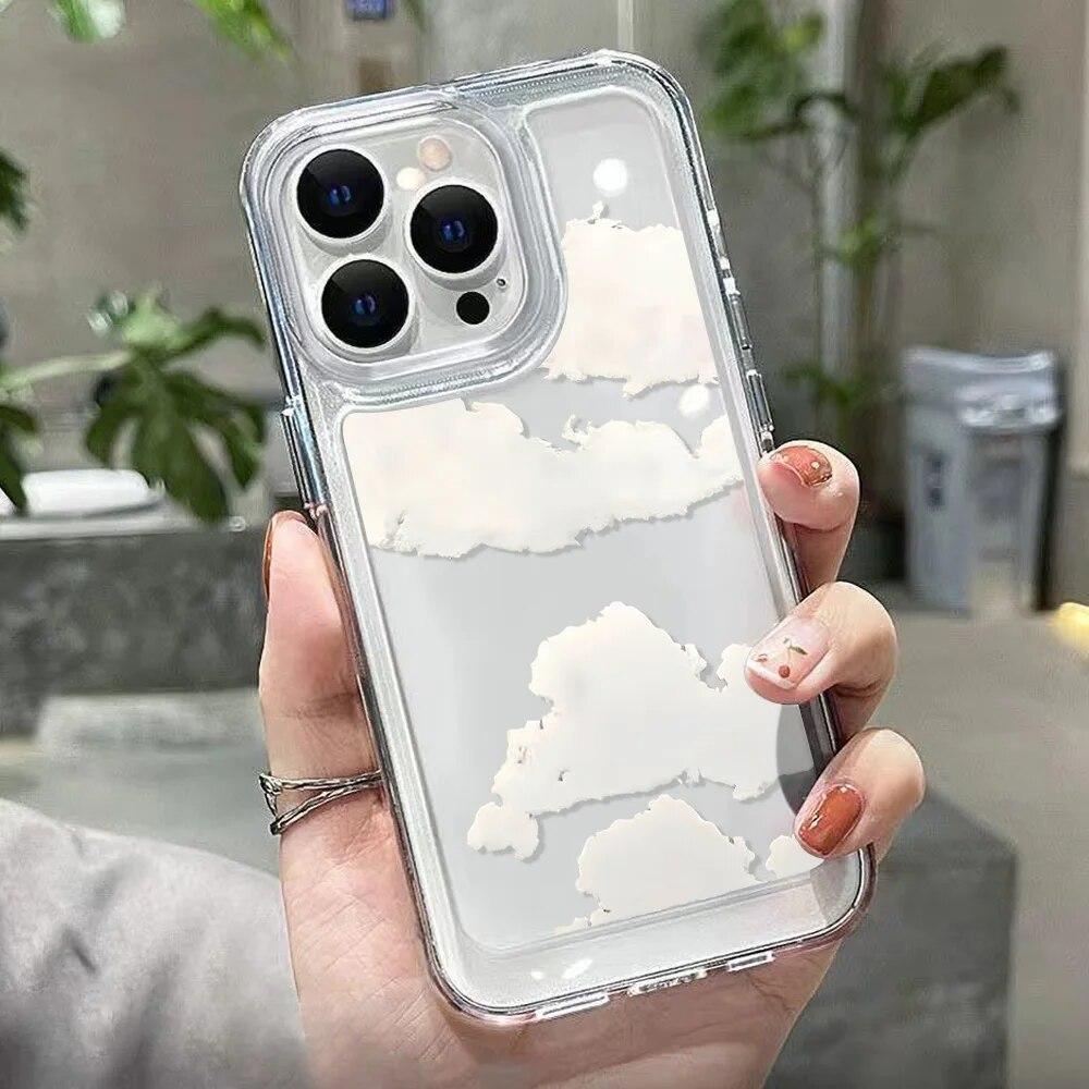 Чехол для iPhone 15 Pro, силиконовый чехол для iPhone 13, чехол для iPhone 14 12 11 Pro Max XR XS X 7 8 SE, масляная живопись, прозрачный чехол