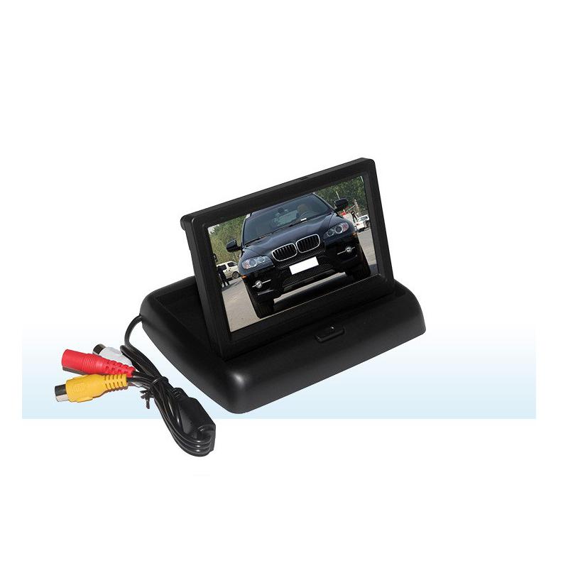 1 Set 4.3-inch Car LCD Folding Display High-Definition Digital Reversing Image
