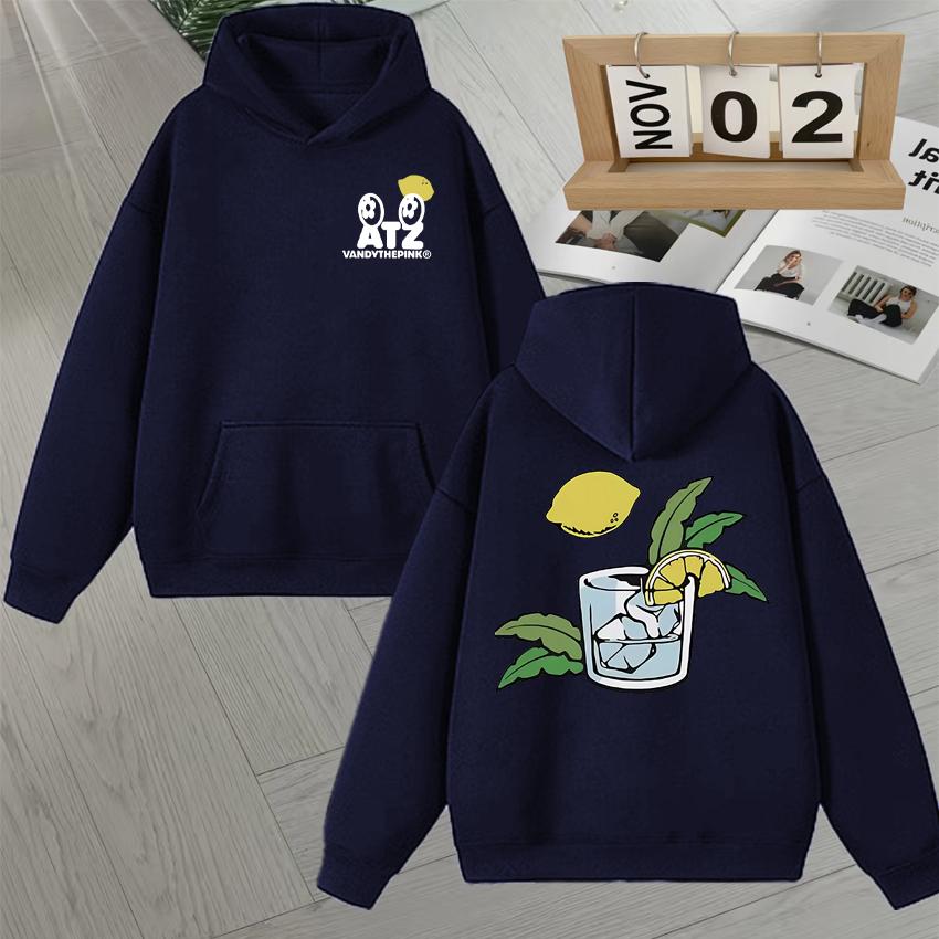 Горячая Мода Ateez Lemon Drop Новый Альбом Худи Мужские Женские Повседневный Стиль Флис Унисекс Высокое Качество Оверсайз Повседневные Толстовки