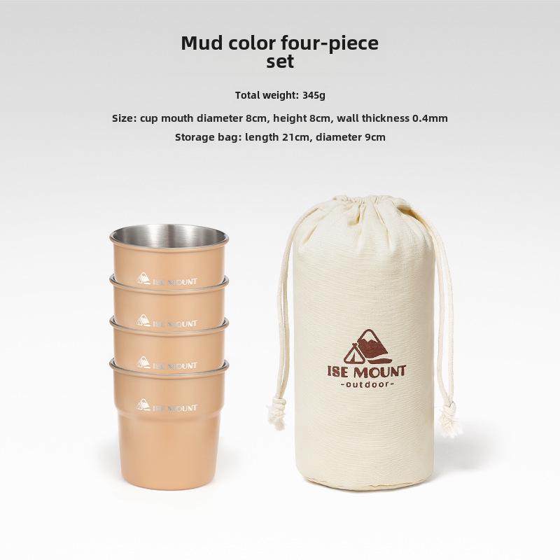 Многоцелевая кружка из нержавеющей стали для кемпинга, пива, кофе, воды и напитков