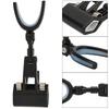 Plastic Portable Luminous Head 360 degrees  Rotating Fishing Rod Bracket Holder Back Hanging Stand