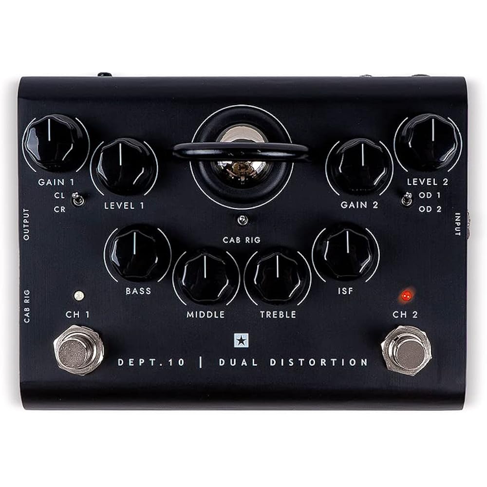 Blackstar Blackstar Guitar Effector Dual Distortion DEPT.10 Dual Distortion Triode Vacuum Tube EC...