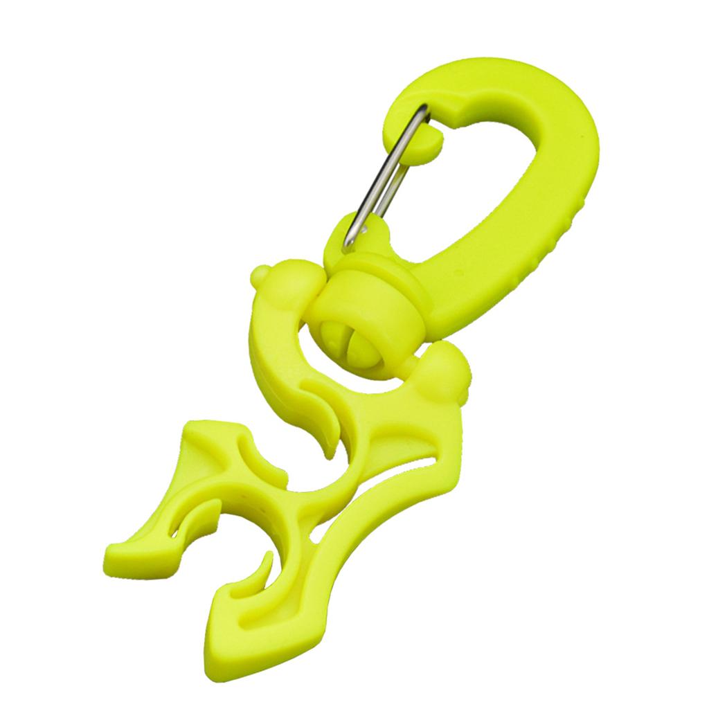 2 шт. Дайвинг Двойной держатель шланга регулятора BCD с зажимом Подходит для шлангов низкого высокого давления Регуляторы Манометры