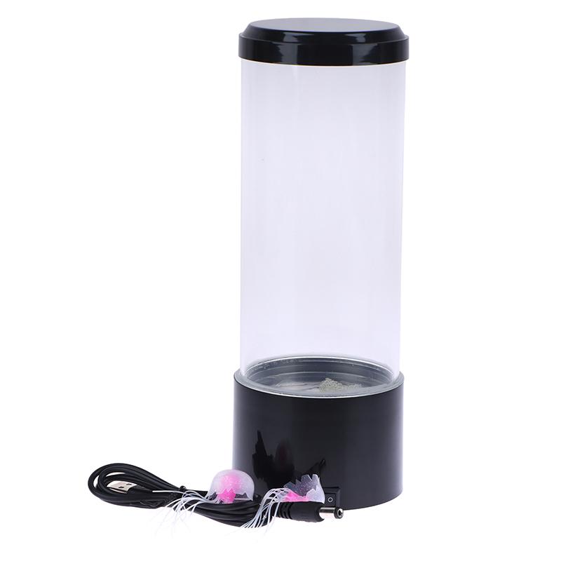 1Pc Color Changing Jellyfish Lamp Usb/Battery Powered Table Night Light Children'S Gift Home Bedroom Decor Kids Birthday Gifts