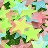 100 шт. Светящиеся звезды Флуоресцентные Акриловые Устойчивые к Давлению Настенные Наклейки для Детской Спальни Потолка Декор Детские Наклейки на Стену
