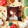 Anime CChainsaw MMan Cushion Cover Plush Fabric Soft DoubleSided Printed Sofa Warm Winter Home Gift Pillow Cover