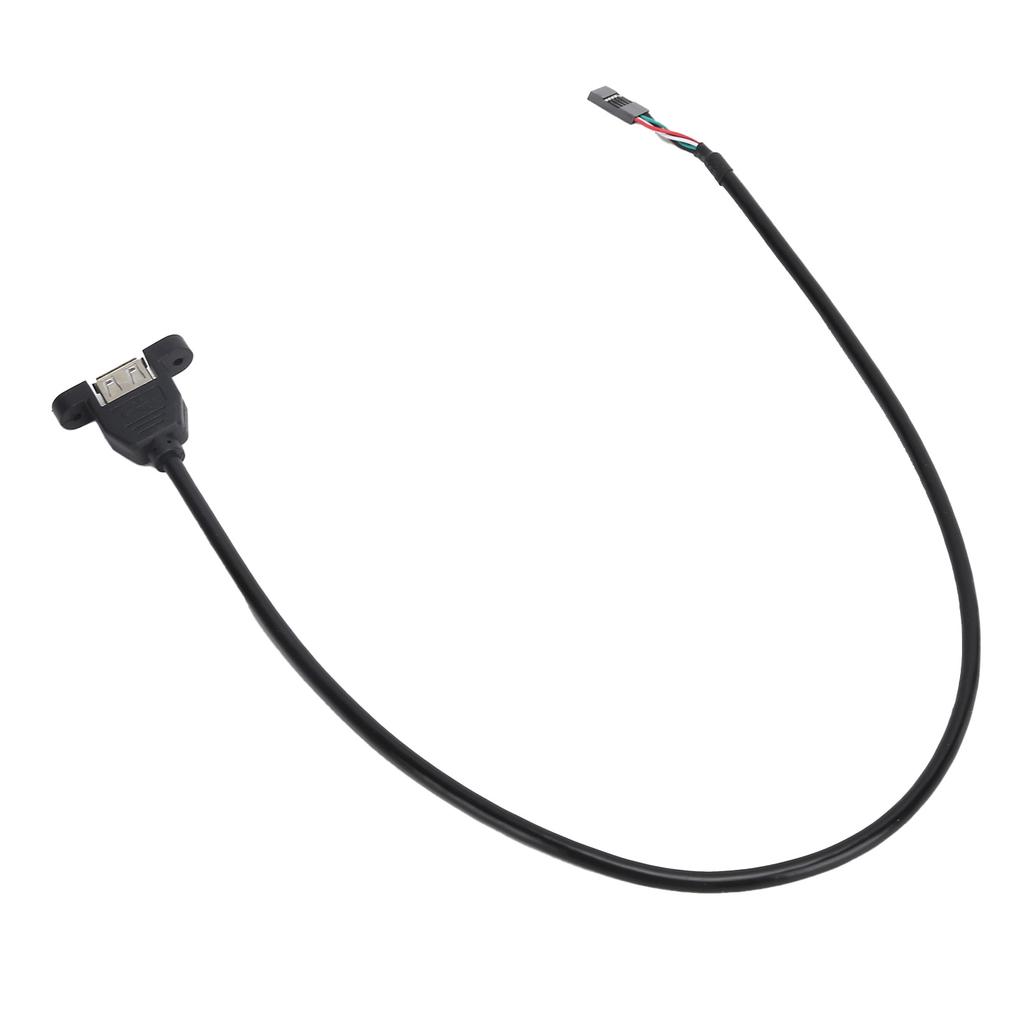 Удлинительный кабель USB2.0 гнездо на 5-контактное гнездо для материнской платы, высококачественная передача, встроенный удлинительный кабель(0,3 метра )