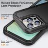 Ударопрочный тонкий чехол для телефона для iPhone 17 PRO Max, 16, 15, 14 с приподнятыми краями