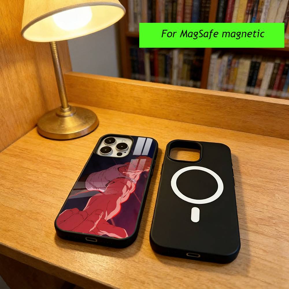 Чехол для телефона Аниме К-Кинжи Хакари Jujutsu Для iPhone17,16,15,14,13,12,11 Plus,Pro Магнитный Для Magsafe Беспроводной Зарядки