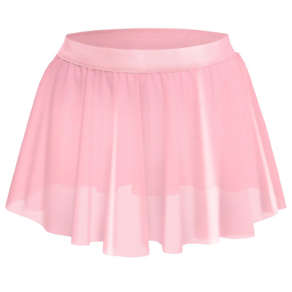 Mens See Through Mesh Ruffled Skirt Elastic Waistband Sheer Miniskirt Cross Dresser Costume