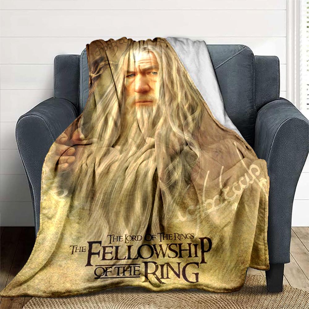 Lord Rings Blanket Comfortable Suitable for Livingroom Chair Bed for All Seasons Warmthful Decor Perfect Gift for Relatives and Friends