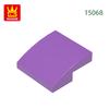 Нетоксичный 173 шт./Лот 15068 Наклонный Изогнутый Блок 2x2 Moc Цветные Аксессуары Совместимые С Кирпичиком Diy Детская Игрушка Детали Сборки