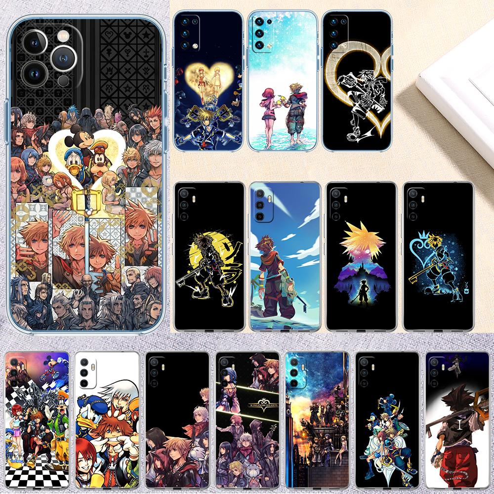 Kingdom Hearts Transparent Phone Case for Motorola Moto G7 G8 G9 G84 G85 G73 G24 G15 Z2 Play Power Plus
