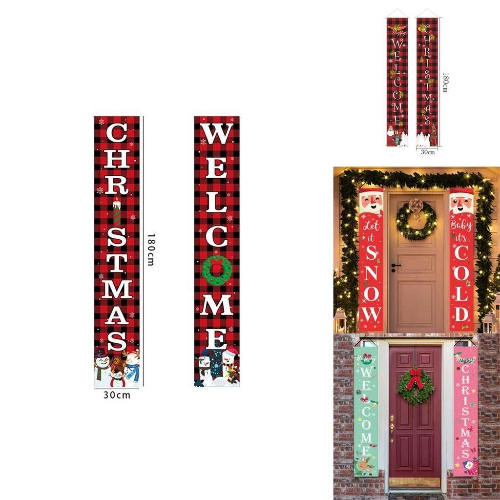 Яркий Рождественский Подвесной Знак Баннер Флаг Рождественский Декор для Вечеринки