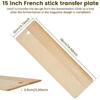 Premium Oversized Beech Wood Flipping Board for Baking of French Breads, Loaves and Ciabatta, Keep Dough in Shape