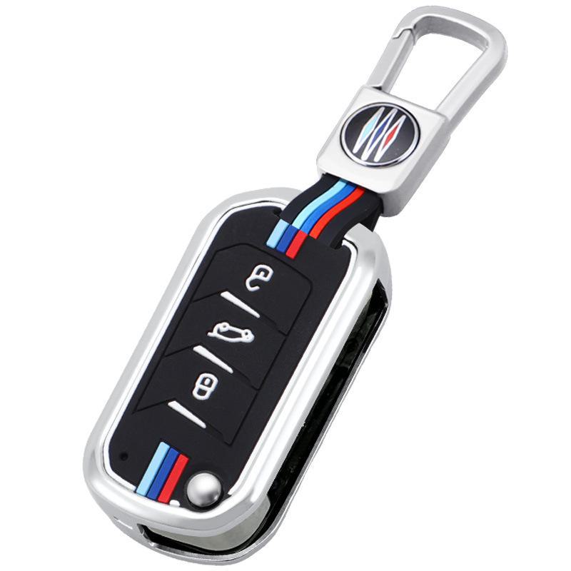 Защитный чехол для автомобильного ключа Mahindra: Металлический корпус пульта дистанционного управления с полным покрытием