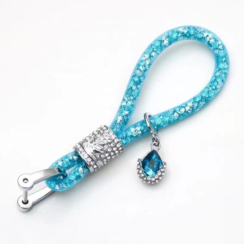 Crystal Car Key Chains for Ladies Women Key Fob, Key Chain Ring Strap