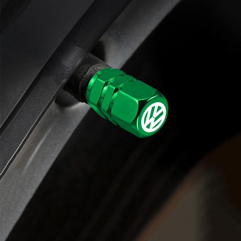 WG62026 Hot Car Metal Wheel Tires Valve Caps For VW Volkswagen Golf Polo Passat Tiguan Touran Jetta VJXC-Z154