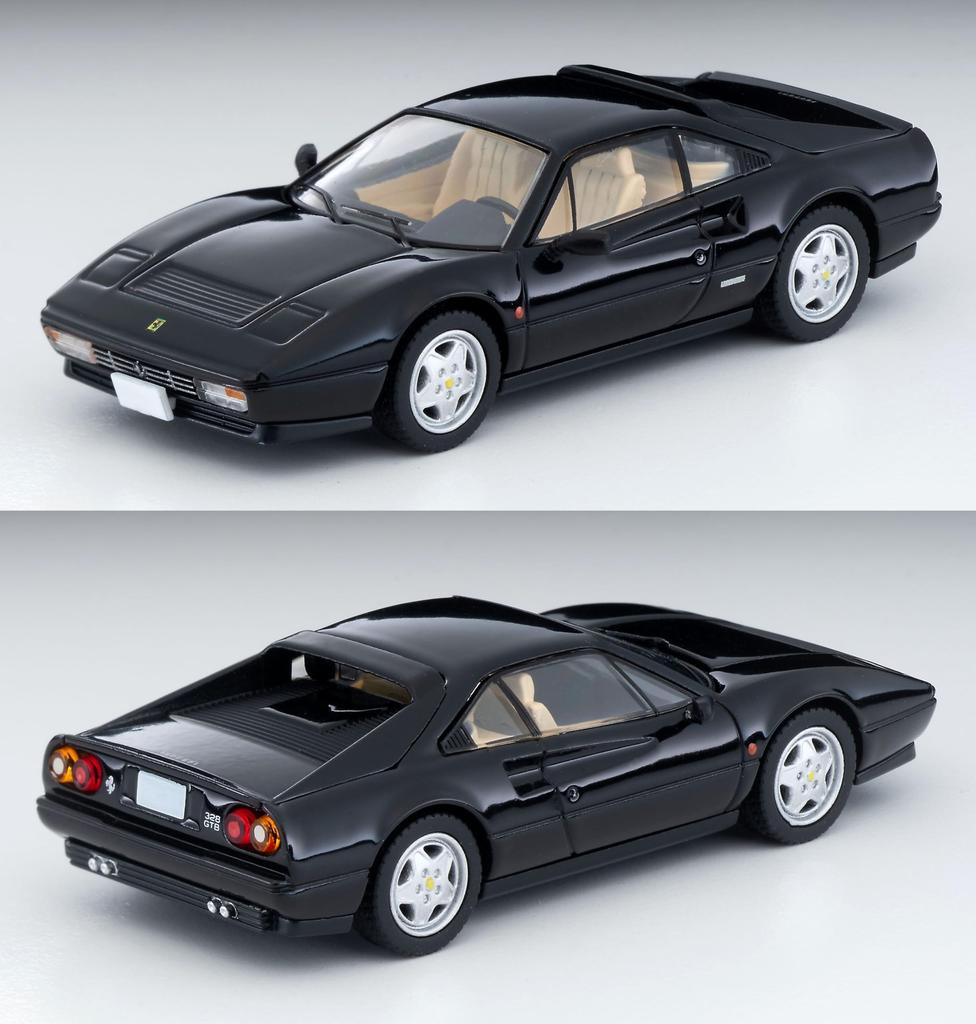 Tomica Limited Vintage Neo Ferrari 328 GTB Black Finished Product LV-N