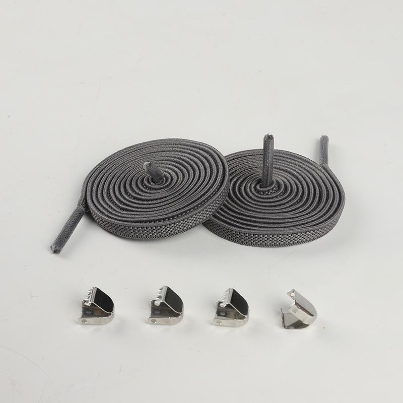 1 пара шнурков без завязок, эластичные шнурки, уличные кроссовки для отдыха, быстрые безопасные шнурки на плоской подошве для детей и взрослых, унисекс, ленивые шнурки