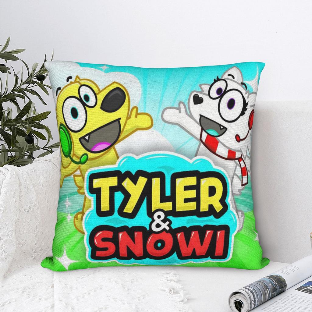 Подушки Tylers And Snowi Игровые Наволочки Продукт Мягкая Подушка Чехол Декор Чехол для Подушки-Пледа Дом Мульти-Размер