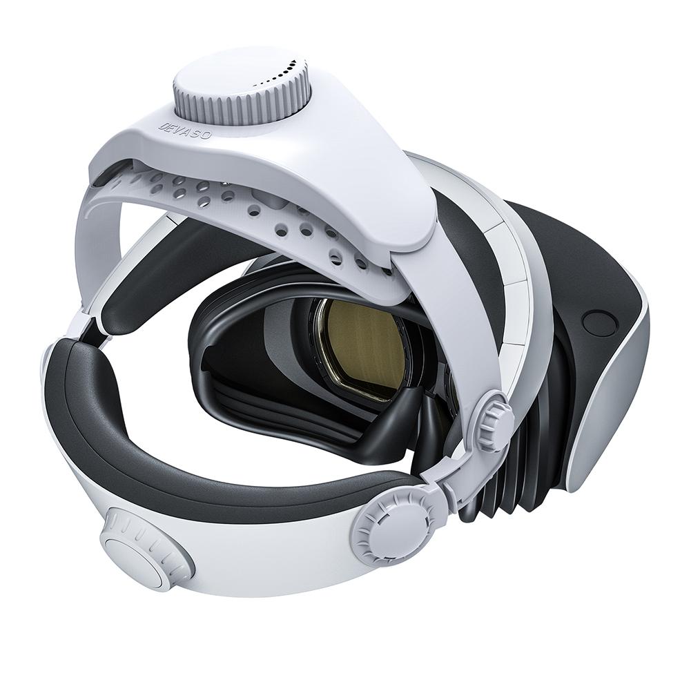 Комфортная повязка на голову, дышащая регулируемая повязка на голову, декомпрессионный ремень на голову, улучшенная поддержка аксессуаров для гарнитуры PS VR2