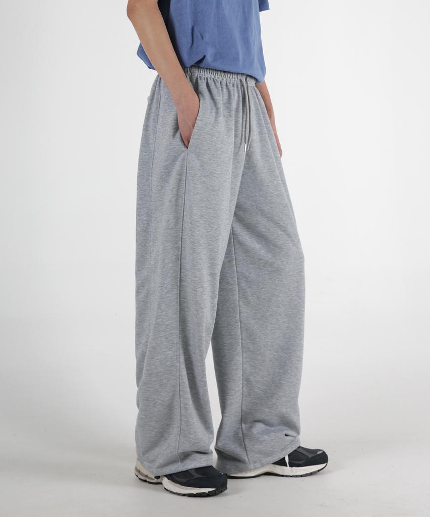 UMM Short/Long Selection Wide Elastic Waist Pants With Hem Drawstring 3 Colors