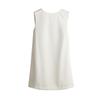 Fall and Winter New Women's Clothing Fashion Style round Neck Sleeveless Low Backless Short A- line Vest Dress 1257358
