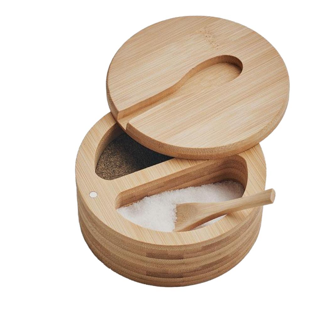 MidOcean Bamboo Salt & Pepper Box
