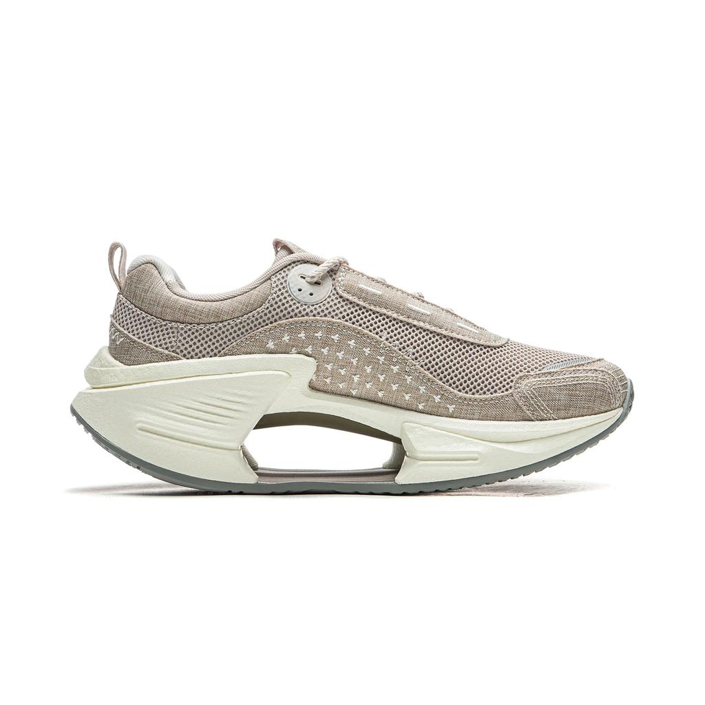 Li Ning Амортизирующие Возвращающие Низкие Повседневные Беговые Кроссовки Мужские Серые AZGW063-3