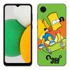 The Simpsons Black Silicone Phone Case For Samsung Galaxy A01 A03 Core A04 E A02 A05 A10 A20 A21 A30 A50 S A6 A8 Plus A7 2018