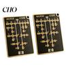 Portable Morse Code Trainer Card, Professional PCB Style Electronic Learning Tool with Interactive Tutor LEDs & Signal Buttons, Pocket-Size Telegraph