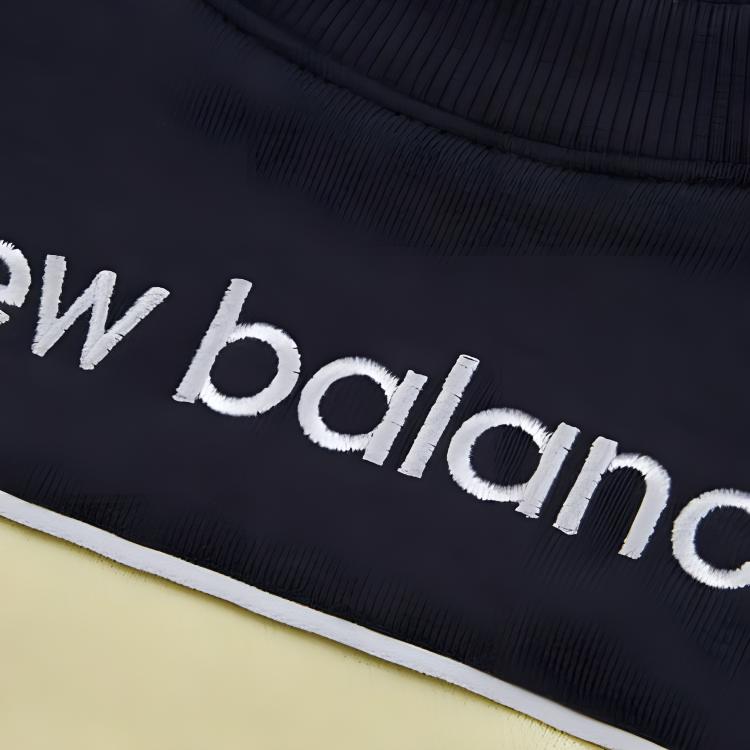 Women's New Balance Sweatshirts Women's Yellow Crew Neck Moderate Regular