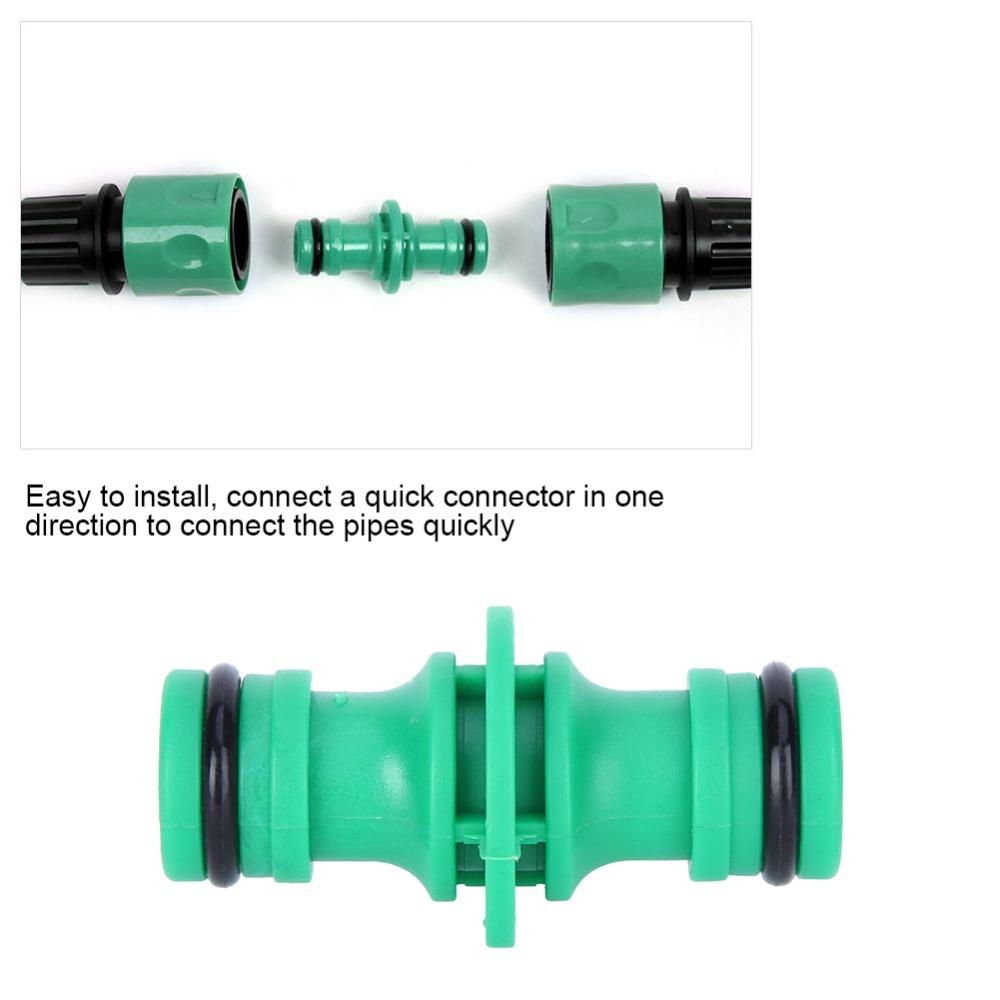 10 PCS PP Pipe Connector Green Quick Connectors Durable Hose Repair Kit Garden Irrigation
