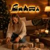 Wooden Christmas Train Wall Light LED Backlit Light, Xmas Silhouette Decor with Rustic Holiday Decoration Warm Glow, Sign for Home Party, Gift
