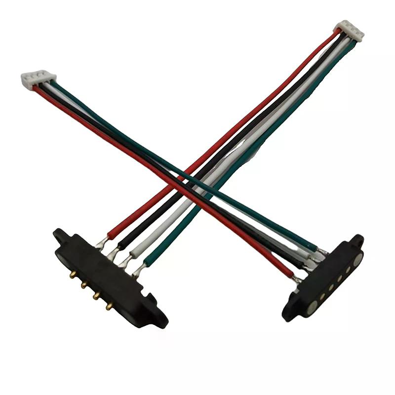 2PCS 2/3/4Pin Male Female Adapter 2A Magnetic Extension Cable Connector For Parts Accessories